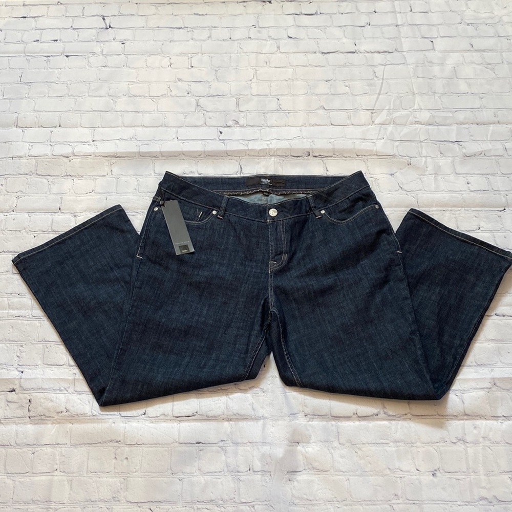 Massimo Short Plus Size Jeans- dark wash